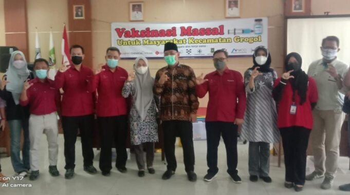 Paguyuban CSR Area Merak Gelar Vaksinasi Massal 500 Dosis Tahap Kesatu