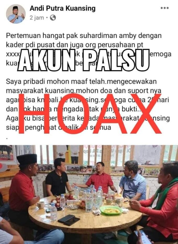 Polda Riau Telusuri Pemilik Akun Bodong Mengatasnamakan Bupati Kuansing Andi Putra