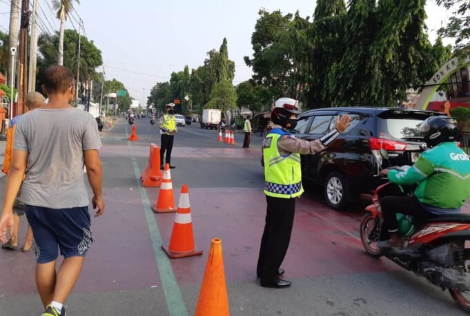 Jalankan Visi Misi Dekat dan Bersahabat, Sat Lantas Ciko Gatur Pagi dengan Humanis