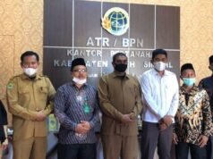 Kantor Pertanahan Aceh Singkil Serahkan Sertifikat Hak Pakai Ke Kemenag Ini Tujuannya