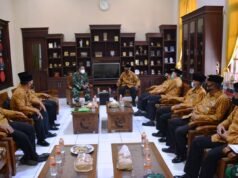Kasrem 064/MY Menerima Kunjungan Silaturahmi Pepabri Banten