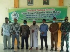 Pemilihan Imeum Mukim Buloh Blang Ara Periode 2021-2026 Kecamatan Kuta Makmur, Dimenangkan Zulfiandi Ali