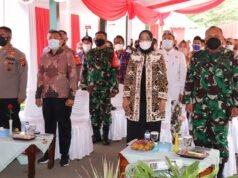 Wabup Ayu Berharap Program yang Digulirkan TNI Tumbuhkan Semangat Gotong Royong Masyarakat