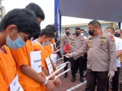 Beraksi 97 Kali, 9 Komplotan Jambret Digulung Polda Riau
