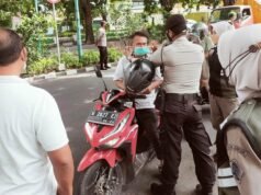 Edukasi Disiplin Prokes, Polres Gresik Terus Gaungkan di Kota Santri