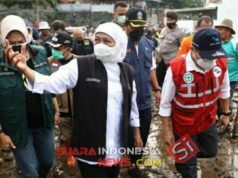Gercep, Gubernur Jatim Khofifah Turun Tangan Tangani Banjir Bandang Kota Batu