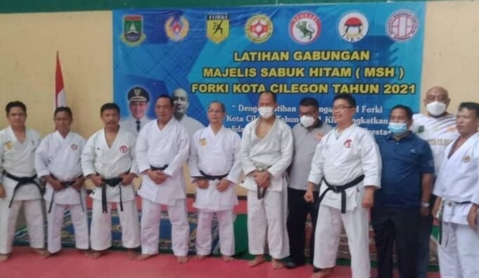Targetkan Juara Umum, Forki Kota Cilegon Gelar Latihan Gabungan MSH
