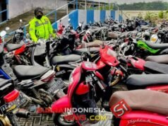 Polres Trenggalek Tindak Tegas Aksi Balap Liar, 67 Sepeda Motor Diamankan