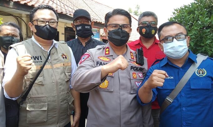 Kapolres Ciko, Terima Perwakilan PWI, Sampaikan Dumas Oknum PNS Hujat Profesi Wartawan