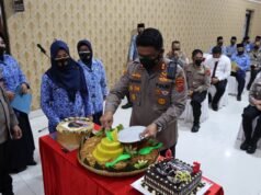 Kapolres Cirebon Kota AKBP M. Fahri Siregar, SH., S.IK., MH., Pimpin Kegiatan Syukuran HUT Korpri Yang Ke 50 Tahun