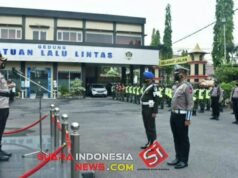Kapolres Lamongan Pimpin Apel Gelar Pasukan Operasi Zebra Semeru 2021