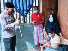 Kapolres Lhokseumawe Kunjungi Keluarga Remaja Cacat Mental di Tumpok Teungoh