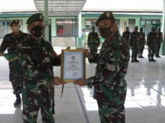 Kodim 0616/Indramayu, Laksanakan Upacara Penyerahan Jabatan dan Pelepasan di lingkungannya