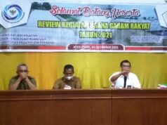 DKP Aceh Utara Pada Akhir Tahun Anggaran 2021 ini Melaksanakan Kegiatan Review Pengembangan Usaha Garam Rakyat