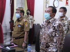 Bupati Cirebon Hadiri Webinar Launching SPI Mengukur Tingkat Korupsi di Indonesia secara Virtual
