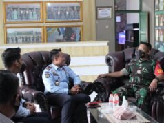 Dandim 0616/Indramayu Terima Kunjungan Kalapas Kelas II B di Makodim