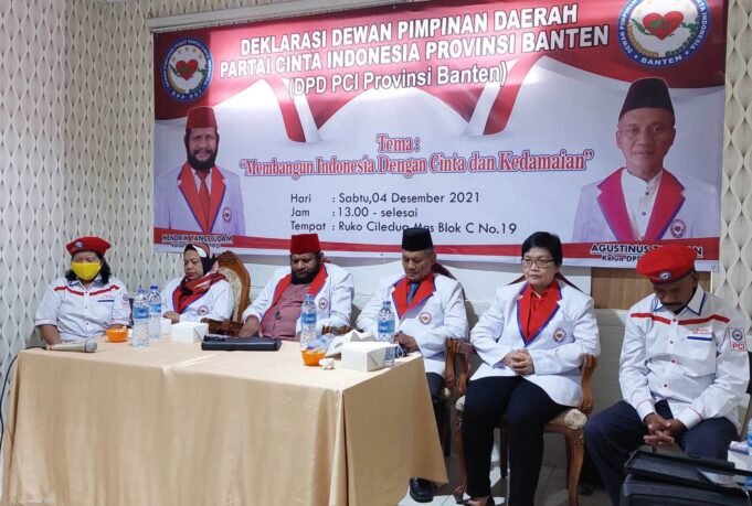 Hendrik Yance Udam Hadiri Deklarasi dan Rapat Konsolidasi DPD Partai Cinta Indonesia Provinsi Banten