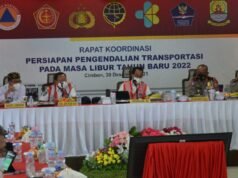 Menhub RI Pimpin Rakor Persiapan Pengendalian Transportasi Masa Libur Natal dan Tahun Baru 2022