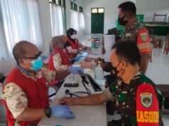 Kodim 0616/Indramayu Gelar Donor Darah Pada Hari Juang TNI AD 2021