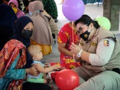 Polri Berikan Dukungan Psikososial Terhadap Warga Terdampak Erupsi Semeru