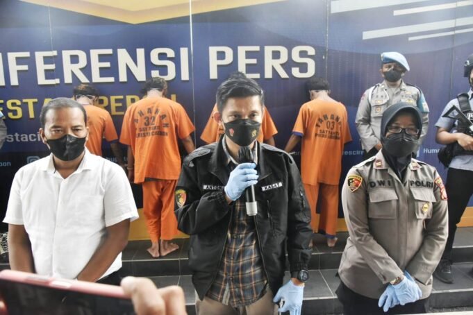 Satreskrim Polresta Cirebon Amankan Empat Pelaku Pencabulan Anak di Bawah Umur