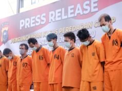 11 Orang Tersangka Penyeludupan 80 Kg Sabu Berhasil di Ringkus Polda Riau