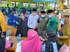 Ketua DPRD Konawe Apresiasi Care-Lazismu dan Dinkes Atas Pelaksanaan Vaksinasi