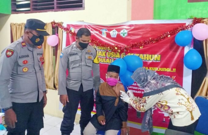 Gerai Vaksin Malam Hari Terus Berlanjut, Kapolres Lhokseumawe : Animo Masyarakat Semakin Meningkat