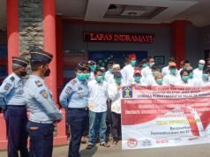 Lapas Kelas IIB Indramayu, kembali Berikan Asimilasi Rumah bagi 29 warga binaan