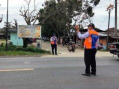 Dishub Tuba Terjunkan Personil di Titik Keramaian, Pantau dan Atur Lalu Lintas