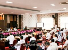 Dr.Hj.Winarti,SE.MH diwakili Sekda Ir. Anthoni, MM., Pimpin Rapat Persiapan HUT Kabupaten Tulang Bawang