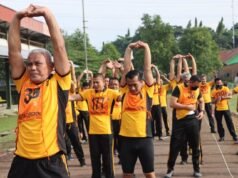 Polresta Cirebon Laksanakan Tes Kesamaptaan Jasmani Berkala