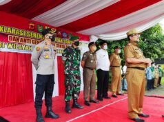 Wakapolres Cirebon Kota Hadiri Deklarasi Tolak Tawuran dan Anti Gengster