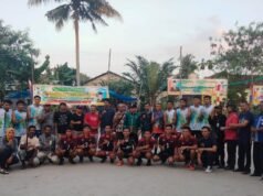 H. Siantar Hadiri Acara Penutupan Turnamen Volley Ball Ikasa Babua Lontik Cup I