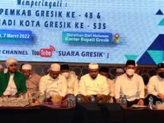 Kapolres Gresik Hadiri HUT Pemkab Gresik Ke 48 dan Hari Jadi Kota Gresik Ke 535