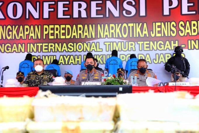 Ungkap Sabu 1,196 Ton, Kapolri : Kita Jaga Program Pemerintah Wujudkan SDM Unggul