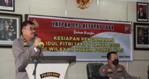 Dalam Rangka Operasi Ketupat Toba Tahun 2022, Polres Nias Laksanakan Lat Pra Ops