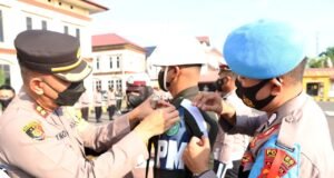 Kapolres Lhokseumawe Pimpin Apel Gelar Operasi Ketupat Seulawah Tahun 2022