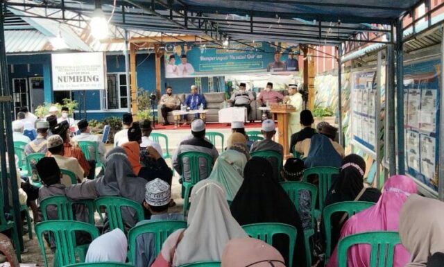 Memperingati Nuzul Qur'an 17 Ramadhan 1443 H, Warga Desa Numbing Sambut Meriah