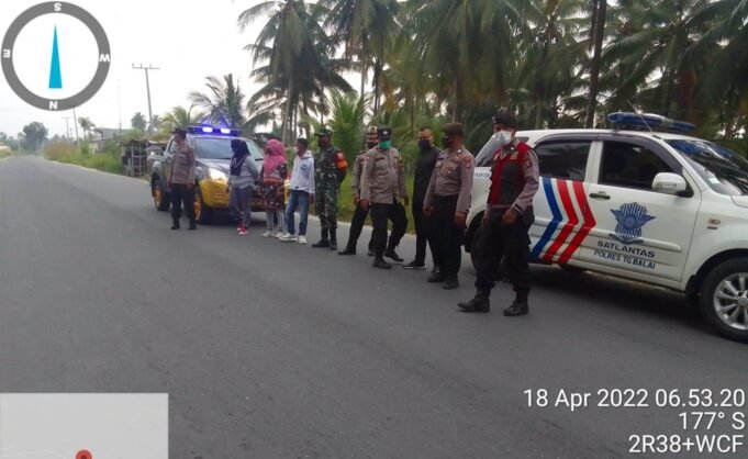 Patroli Asmara Subuh Polsek Teluk Nibung Antisipasi Balap Liar dan Tawuran