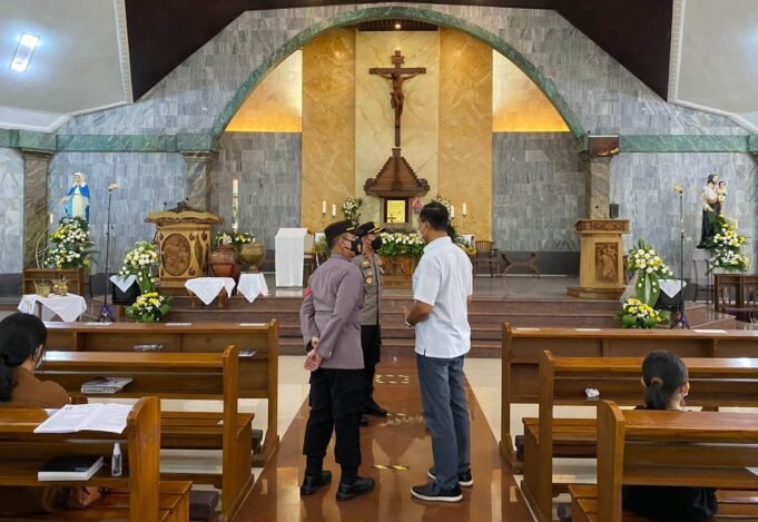 Pelaksanaan Ibadah Paskah di Gresik Berjalan Aman