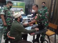 Personel TNI terus Gencarkan Serbuan Vaksinasi Ramadhan