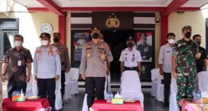 Polres Nias melaksanakan Apel Gelar Pasukan Operasi Ketupat Toba Tahun 2022