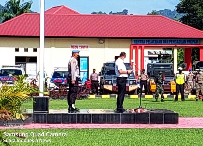 Sekda Konawe Pimpin Apel Gelar Pasukan Ops Ketupat Anoa 2022