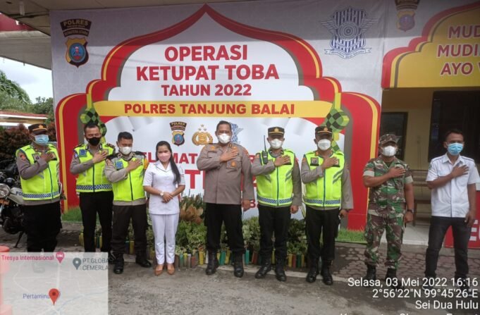 Dalam Rangka Ops Ketupat Toba 2022, Polres Tanjungbalai Terima Kunjungan Pamatwil Polda Sumut AKBP Hariyatmoko