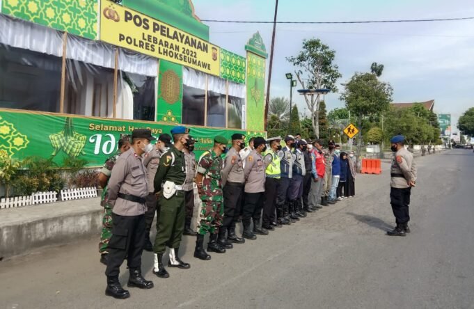 Polres Lhokseumawe Beri Pelayanan Humanis Selama Mudik Lebaran 2022