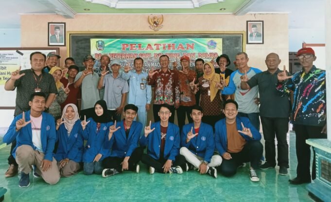 Pelatihan Peternak Sapi, Kambing & Cara Penanggulangan PMK Desa Pesu oleh Din Kehutanan Jatim Sektor Madiun