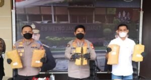 Polres Metro Jakarta Barat Gagalkan 752 Kilogram Ganja Jaringan lintas provinsi Asal Sumatera – Jawa