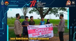 Polsek Kedamean Laksanakan Ops Bina Kusuma 2022 Sosialisasi Bahaya Narkoba