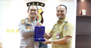 Kapolres Silaturahmi dengan PJ Walikota Lhokseumawe